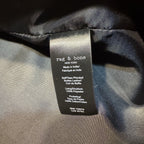 RAG & BONE Mens Shift Leather Two Button Blazer Jacket Black 42 (MSRP $1,298)
