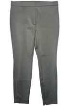THEORY Womens HW Zip Polish Stretch Scuba Pants Deep Green 16 (MSRP $295)