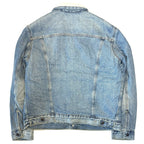 LEVIS Mens Recycled Sherpa Jacket Denim Jean Trucker Jacket Light Blue