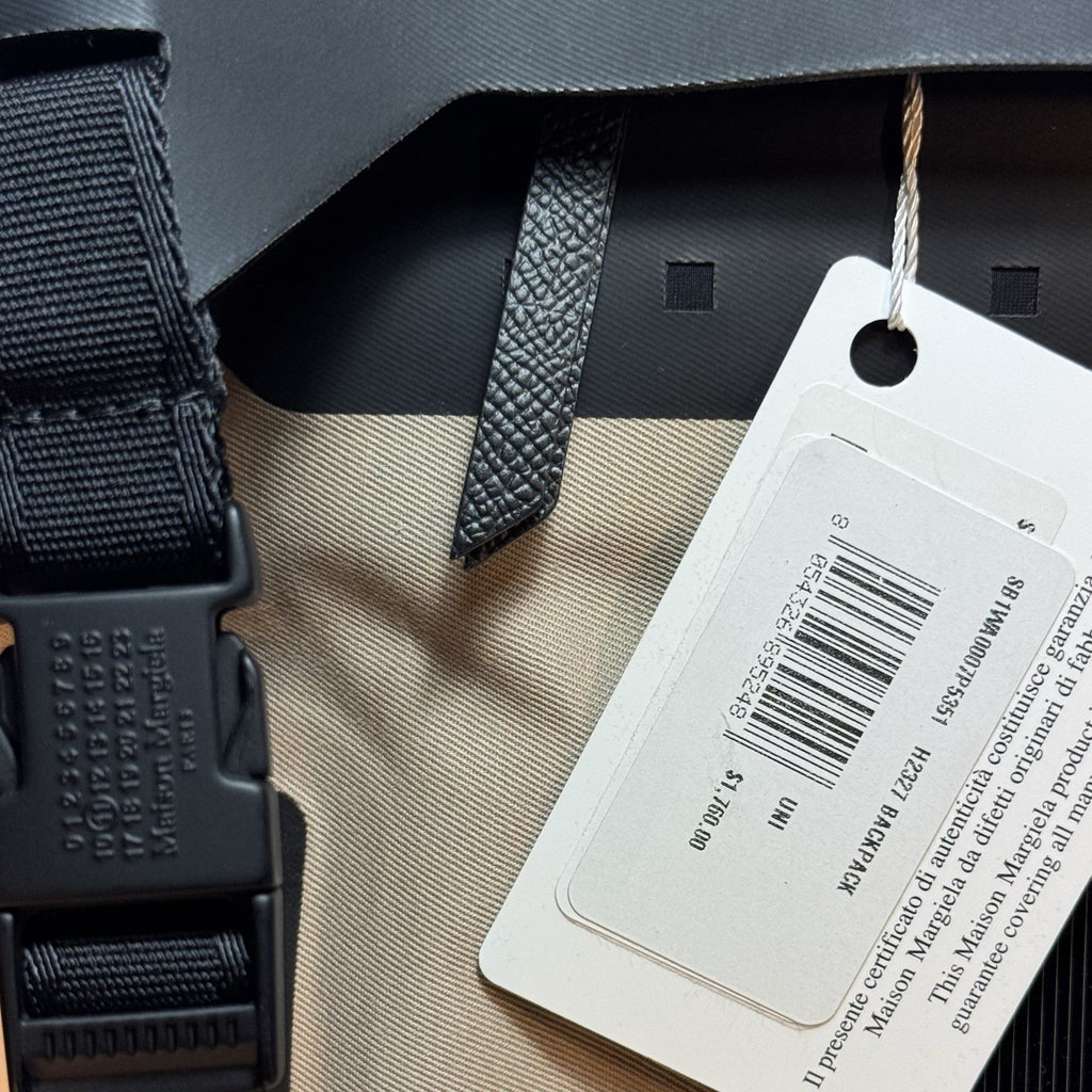 MAISON MARGIELA Mackintosh Solar Panel Roll Top Backpack Khaki (MSRP $1,760)