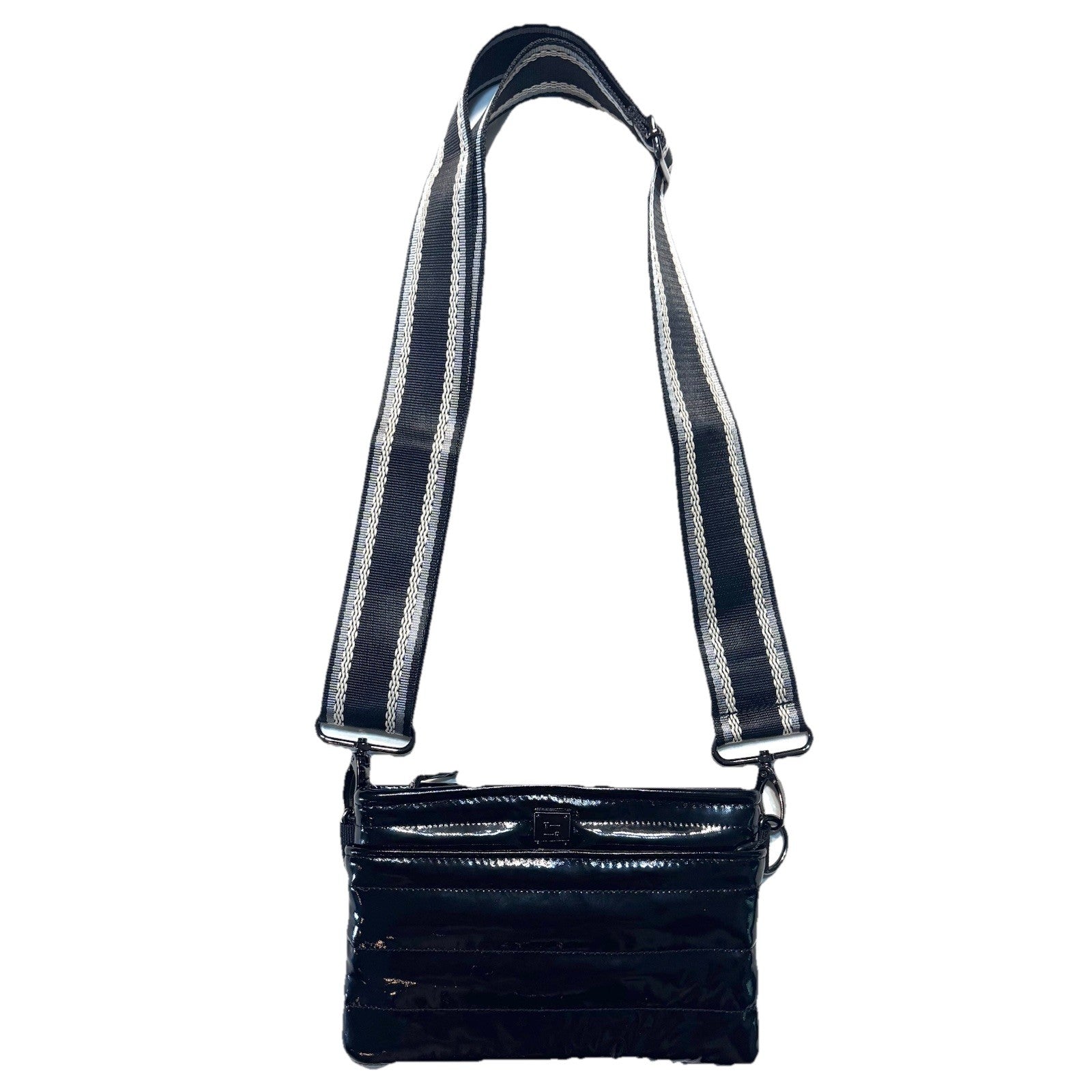 THINK ROYLN Bum Bag Shoulder Crossbody Patent Black (MSRP $98)