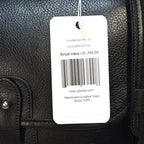 GHURKA Overlander No. 3 Leather Messenger Bag Vintage Black (MSRP $1,795)