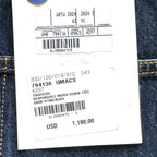 ALEXANDER MCQUEEN Womens Wide Leg Stonewash Denim Jeans Indigo Blue (MSRP $1190)