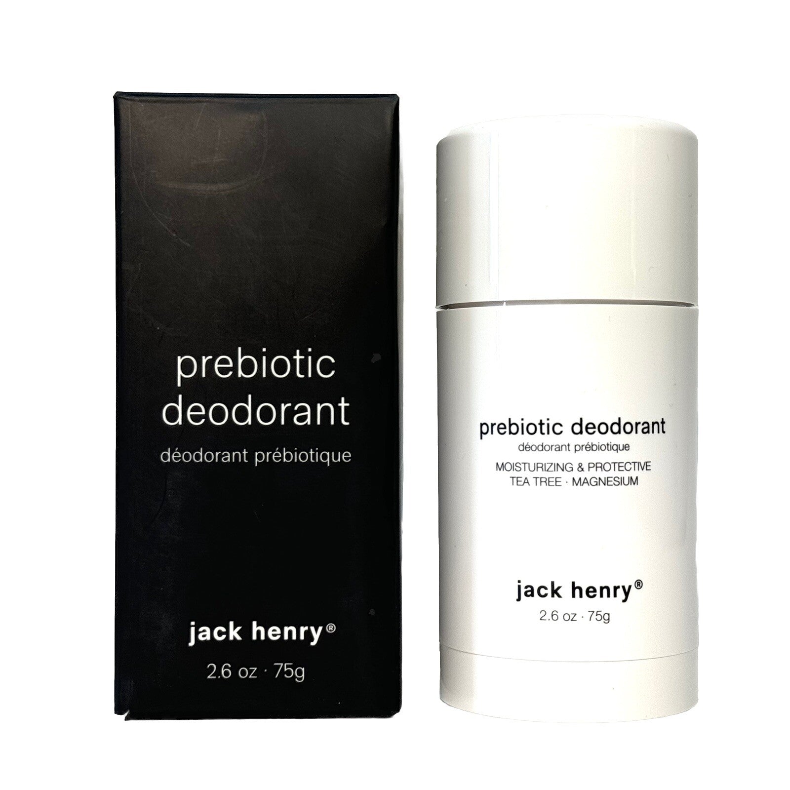 JACK HENRY Prebiotic Deodorant Stick Tea Tree Magnesium 2.6oz (MSRP $22)