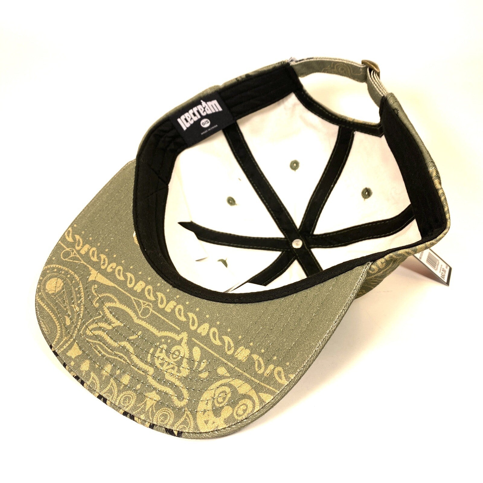ICE CREAM Billionaire Boys Club Daytrotter Dad Hat Paisley Green (MSRP $60)