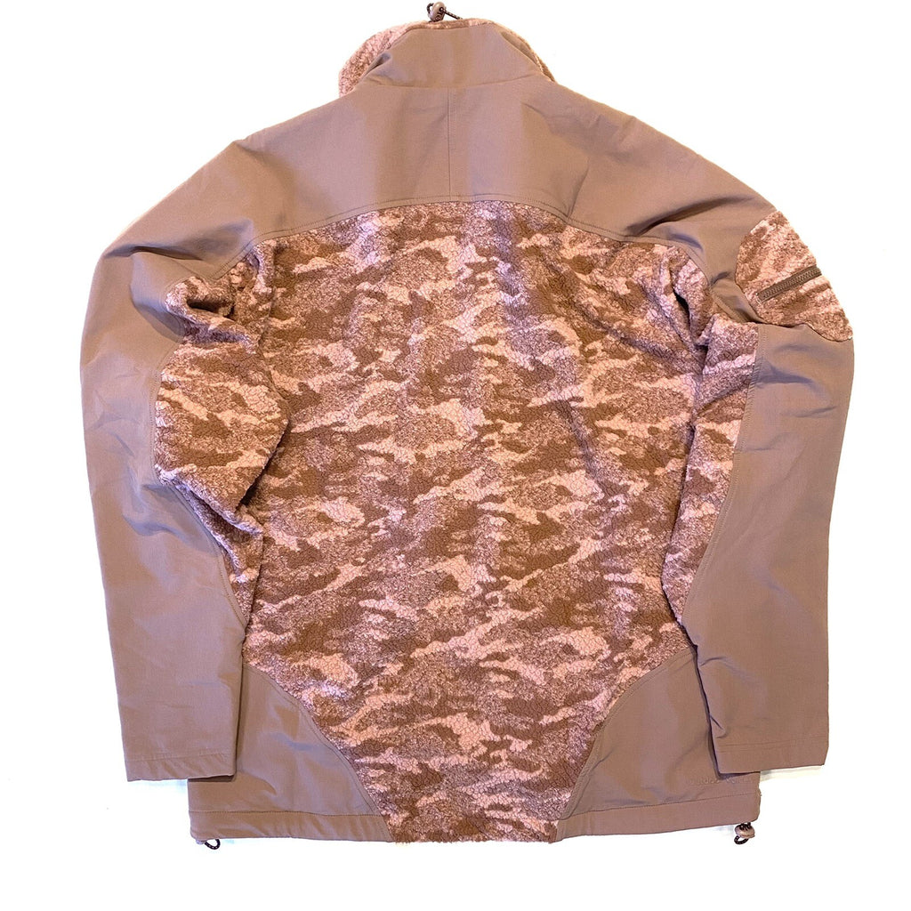 OUTDOOR VOICES Womens Unisex Fleece Zip Jacket Deep Taupe Purple M