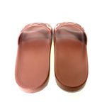 BALLY Mens Scotty Heritage Logo Rubber Slides Sandals Dark Red (MSRP $255)