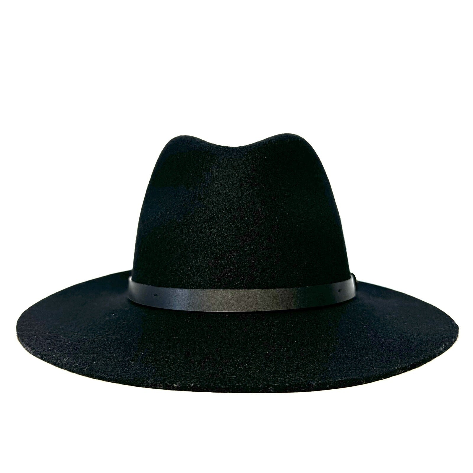 RAG & BONE Womens Wool Felt Floppy Brim Fedora Hat Black (MSRP $250)