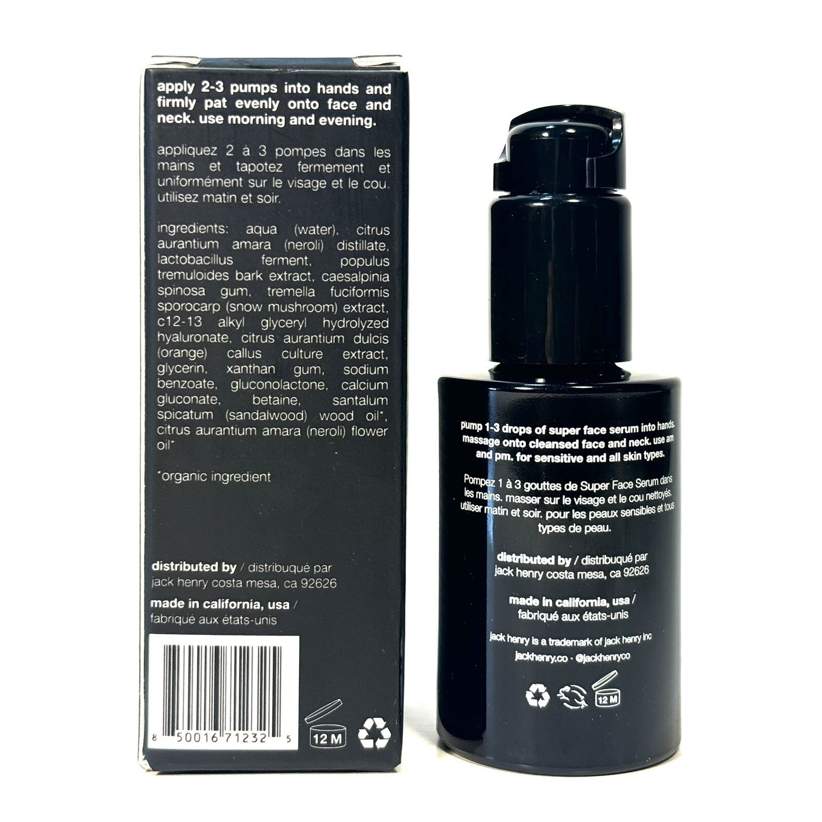 JACK HENRY Super Face Daily Anti-Aging Serum 30ml (MSRP $68)