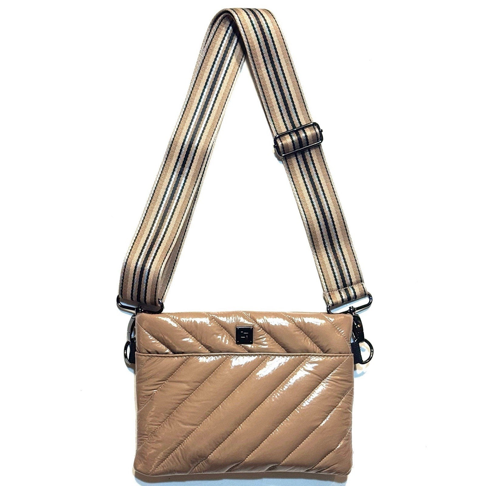 THINK ROYLN Diagonal Bum Bag 2.0 Shoulder Crossbody Glossy Caramel (MSRP $108)
