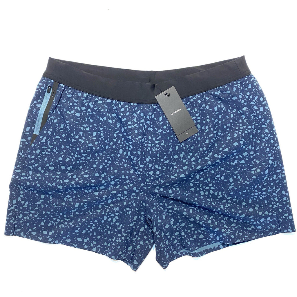 TEN THOUSAND Mens 5in Interval Shorts No Liner Terrazzo Blue XXL (MSRP $68)