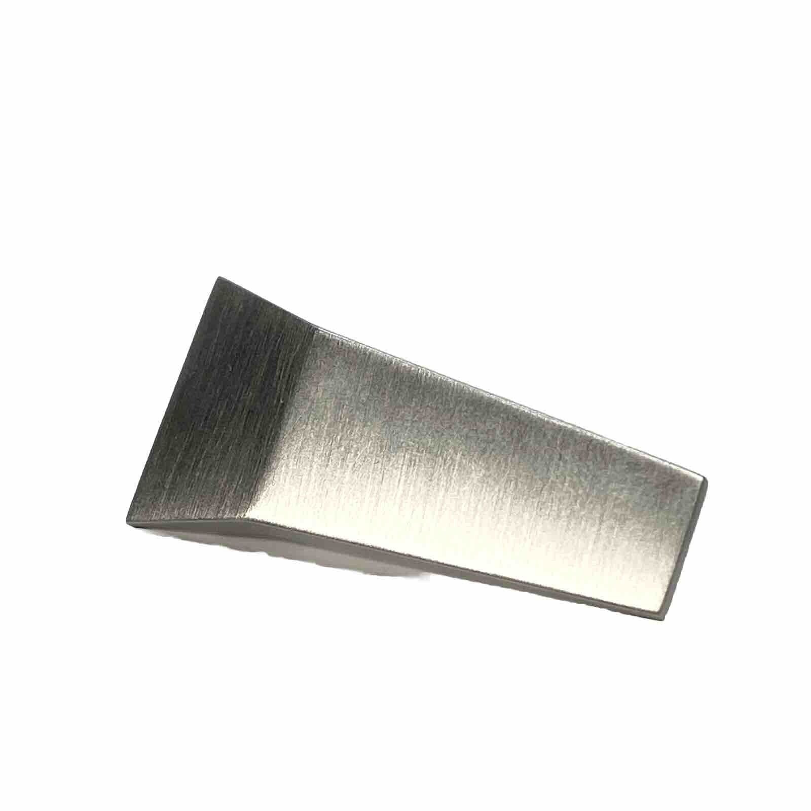 RICK OWENS Unisex Trunk Singular Earring Brushed Palladio Silver (MSRP $310)