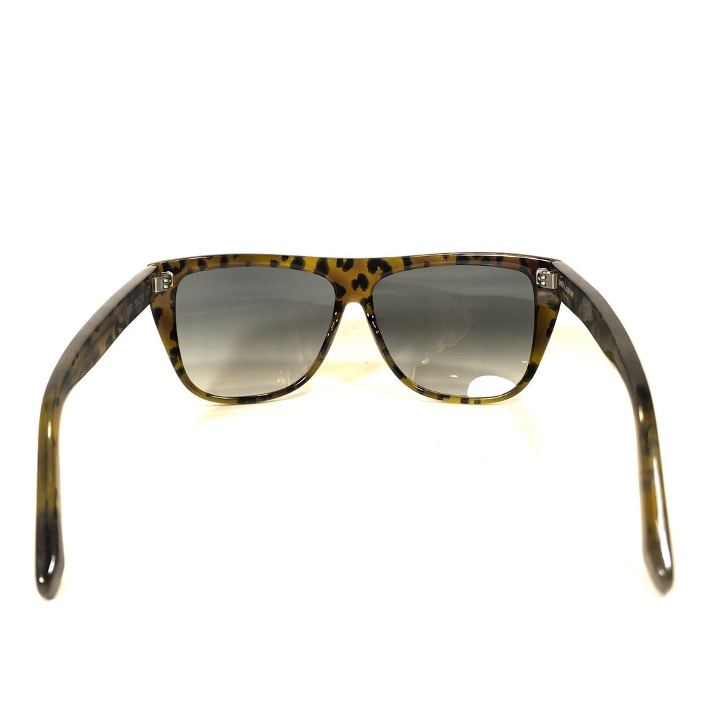 SAINT LAURENT SL 1 007 Tortoise Shield Sunglasses Brown (MSRP $360)