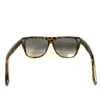 SAINT LAURENT SL 1 007 Tortoise Shield Sunglasses Brown (MSRP $360)