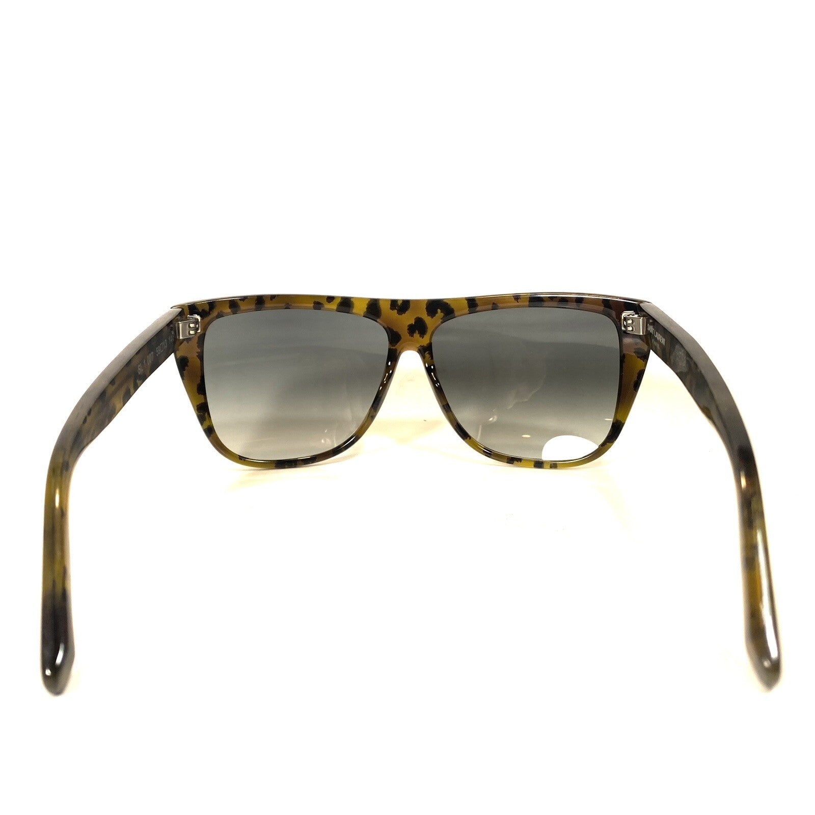 SAINT LAURENT SL 1 007 Tortoise Shield Sunglasses Brown (MSRP $360)
