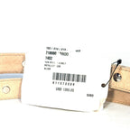 ALEXANDER MCQUEEN Womens Leather Thin Studded Double Belt Silver (MSRP $1,390)