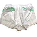 ADIDAS STELLA MCCARTNEY Womens TPA Striped Shorts White (MSRP $95)