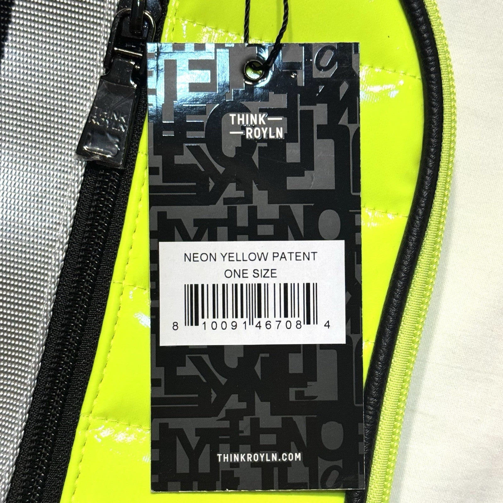 THINK ROYLN Pickleball Racket Paddle Cover Shoulder Bag Neon Yellow (MSRP $128)
