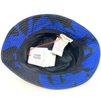 ALEXANDER MCQUEEN Painted Graffiti Bucket Hat Black Royal Blue S (MSRP $460)
