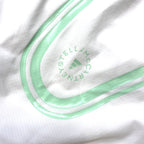 ADIDAS STELLA MCCARTNEY Womens TPA Striped Shorts White (MSRP $95)