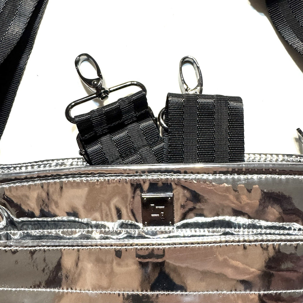 THINK ROYLN Bum Bag 2.0 Shoulder Crossbody Mirror Silver (MSRP $108)