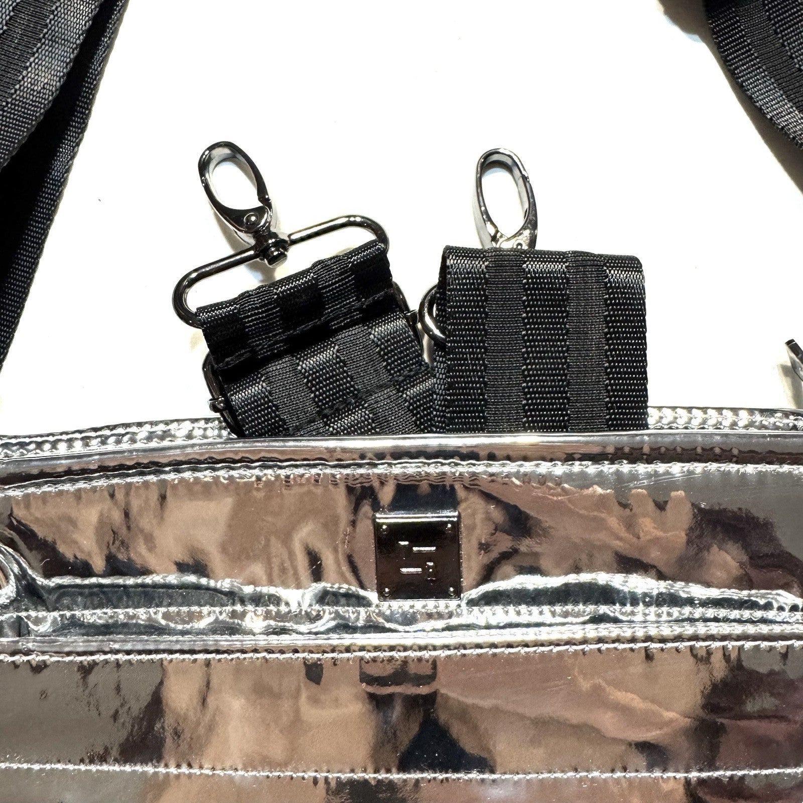THINK ROYLN Bum Bag 2.0 Shoulder Crossbody Mirror Silver (MSRP $108)