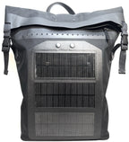 MAISON MARGIELA Mackintosh Solar Panel Roll Top Backpack Black (MSRP $1,760)