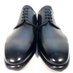 BALLY Scribe Mens Aubonne Polished Calf Leather Lace Up Dress Shoes Black