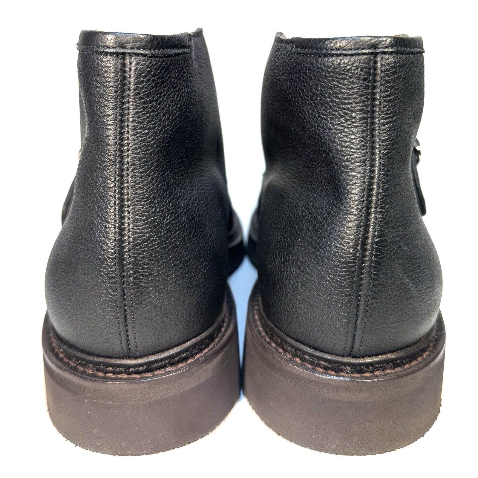 JOHN LOBB Mens Shoreditch Soft Grain Leather Chukka Boots Black 10 (MSRP $2,010)