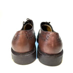 JOHN LOBB Mens Hayle Heavy Lug Sole Leather Oxford Shoes Brown 10 (MSRP $1,990)