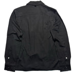 RAG & BONE Mens Stanton Manteco Fabric Over Shirt Jacket Black (MSRP $495)