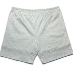 LACOSTE Mens Big and Tall Logo Stripe Fleece Sweat Shorts Grey (MSRP $90)