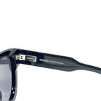 CHIMI Womens Core 08 Square Sunglasses Black (MSRP $180)