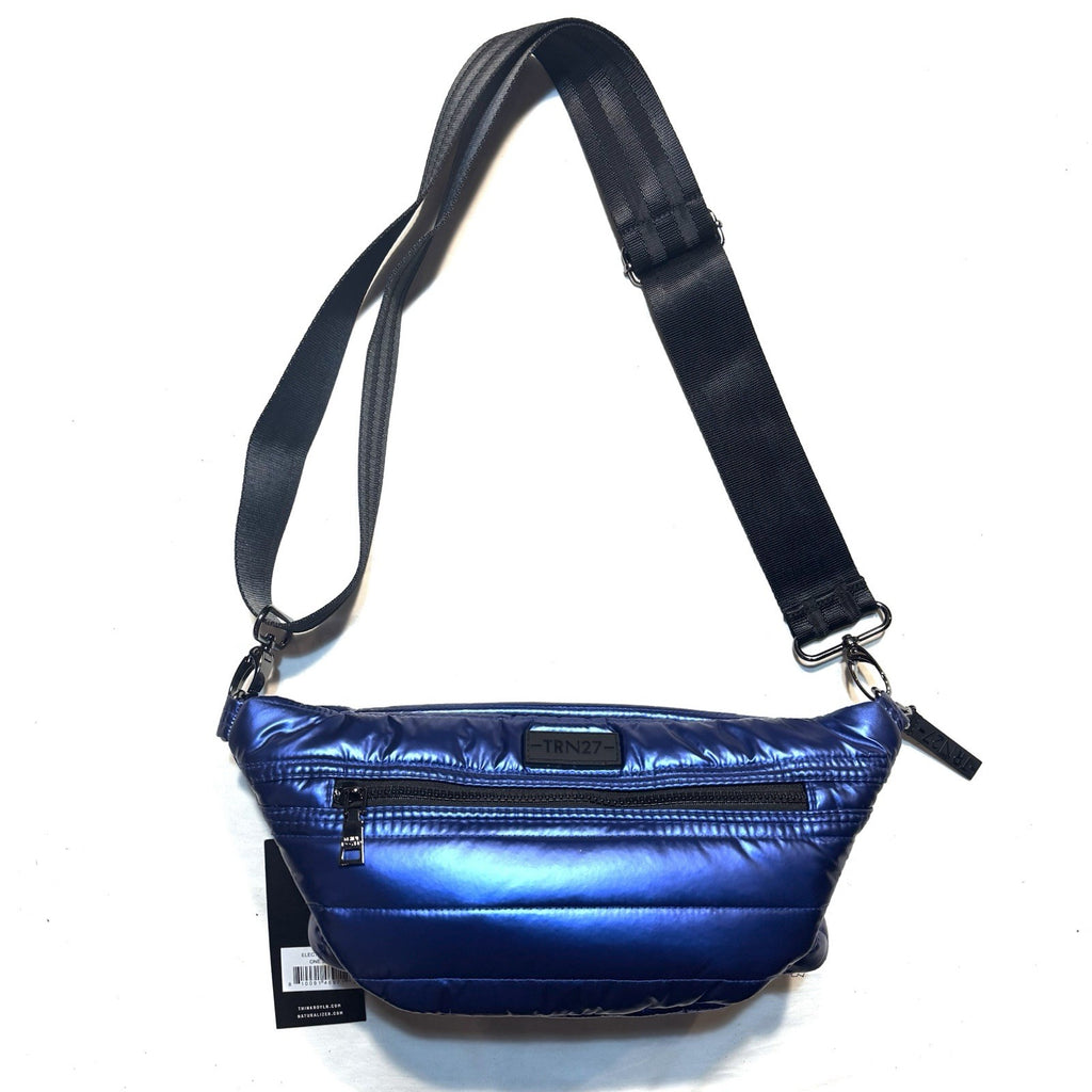 THINK ROYLN Triple Threat Sling Crossbody Bag Electric Blue (MSRP $158)