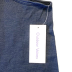 OUTDOOR VOICES Mens Seamless Tank Top Dark Sky Blue (MSRP $52)