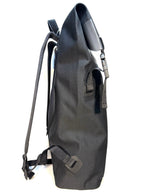 MAISON MARGIELA Mackintosh Solar Panel Roll Top Backpack Black (MSRP $1,760)