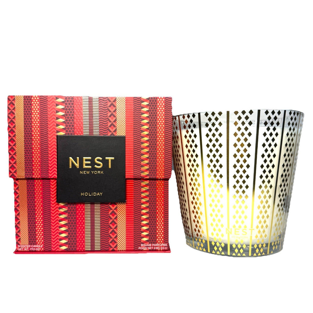 NEST Holiday Scented Grand Candle Gold 77.2 oz (MSRP $330)