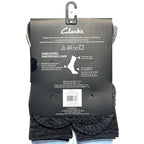 CLARKS Mens Marled Crew Socks Mutli Grey Tan 6 Pairs (MSRP $25)