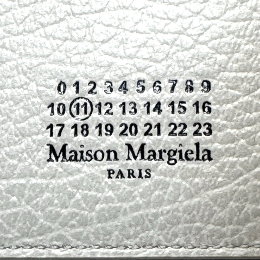 MAISON MARGIELA Womens Leather Phone Shoulder Pouch Wallet Bag White (MSRP $370)