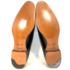 BALLY Scribe Mens Aubonne Polished Calf Leather Lace Up Dress Shoes Black