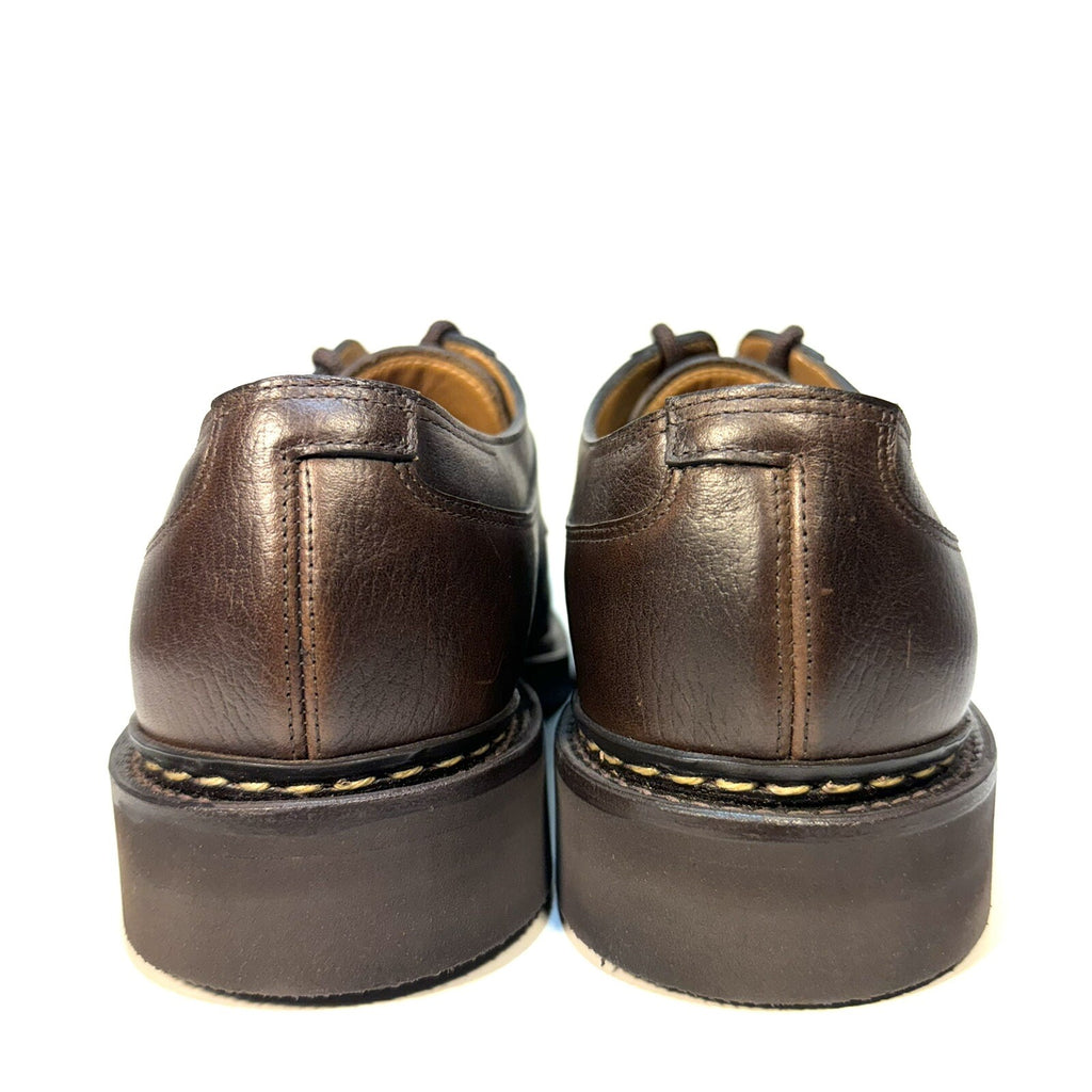 JOHN LOBB Mens Arron Ox Leather Lace Up Shoes Walnut Brown 9 (MSRP $1,930)