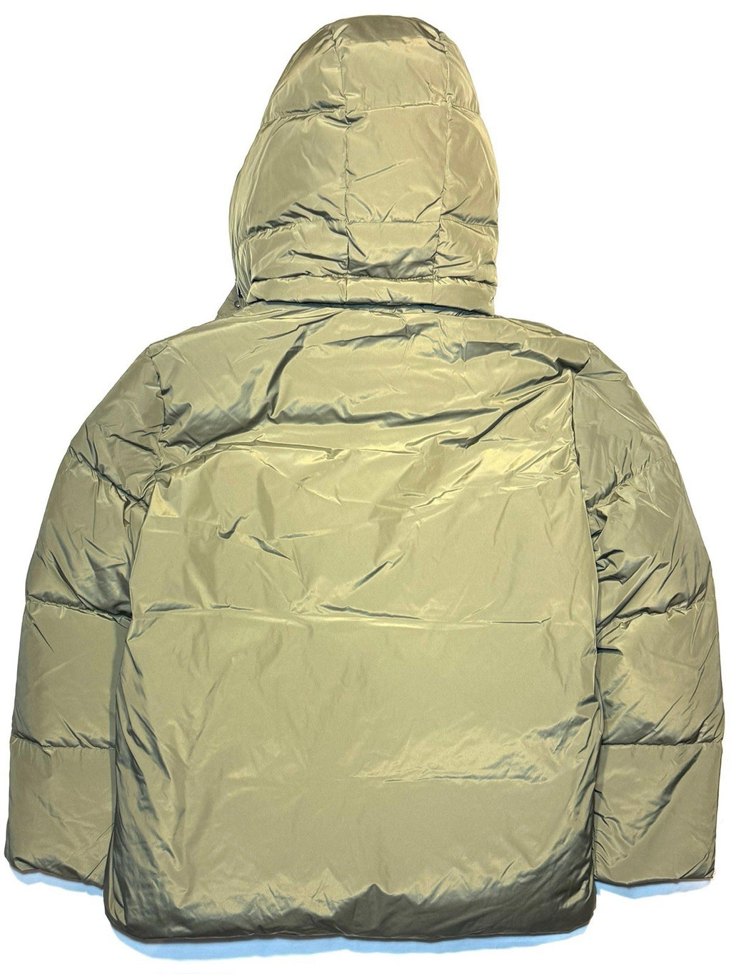 JENNI KAYNE Womens Duck Down Feather Puffer Jacket Coat Sage Green (MSRP $425)