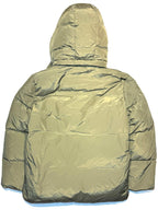 JENNI KAYNE Womens Duck Down Feather Puffer Jacket Coat Sage Green (MSRP $425)