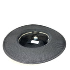 RAG & BONE Womens Somer Woven Straw Hat Black (MSRP $225)