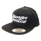 BILLIONAIRE BOYS CLUB Script Spellout Logo Snapback Hat Black (MSRP $50)