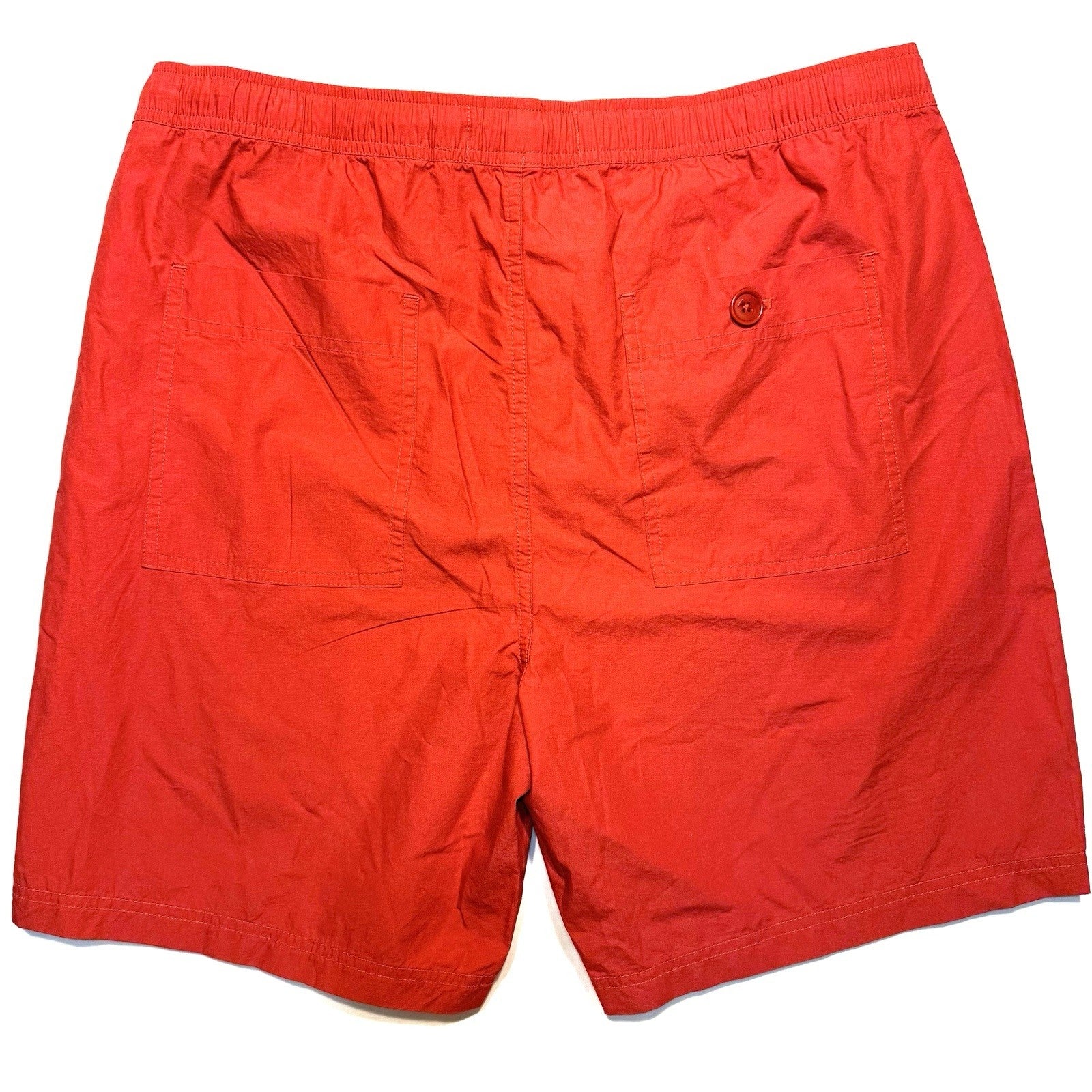 ALEX MILL Mens Japanese Cotton Saturday Shorts Red (MSRP $98)