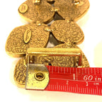 OSCAR DE LA RENTA Womens Jeweled Stones Belt Buckle Purple 1in