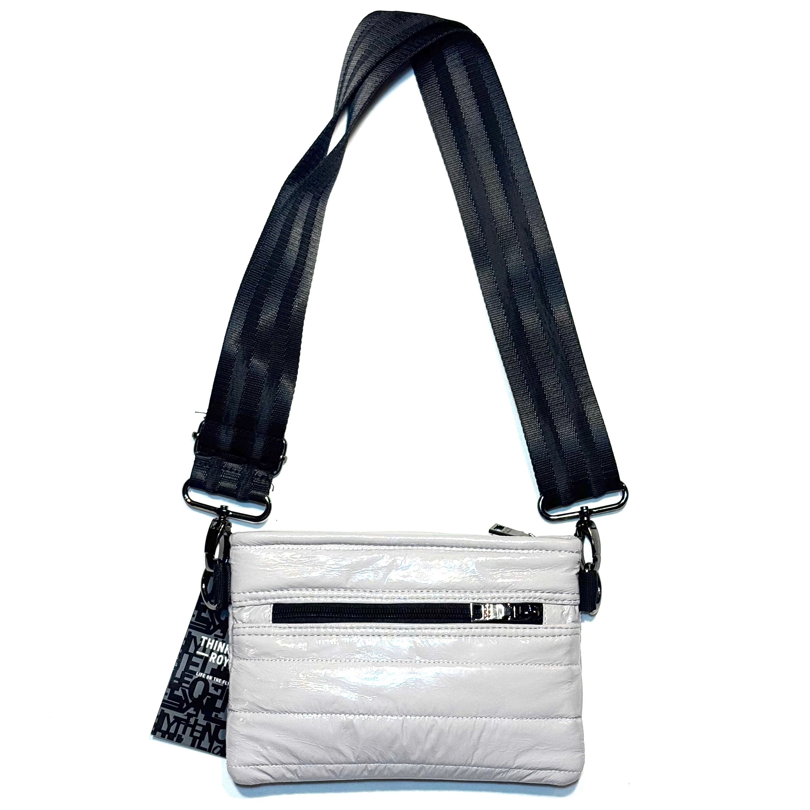 THINK ROYLN Bum Bag Shoulder Crossbody Sleek Fawn Grey (MSRP $98)