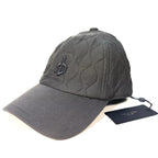 RAG & BONE Mens Aron Quilted Logo Baseball Cap Hat Asphalt Grey (MSRP $125)