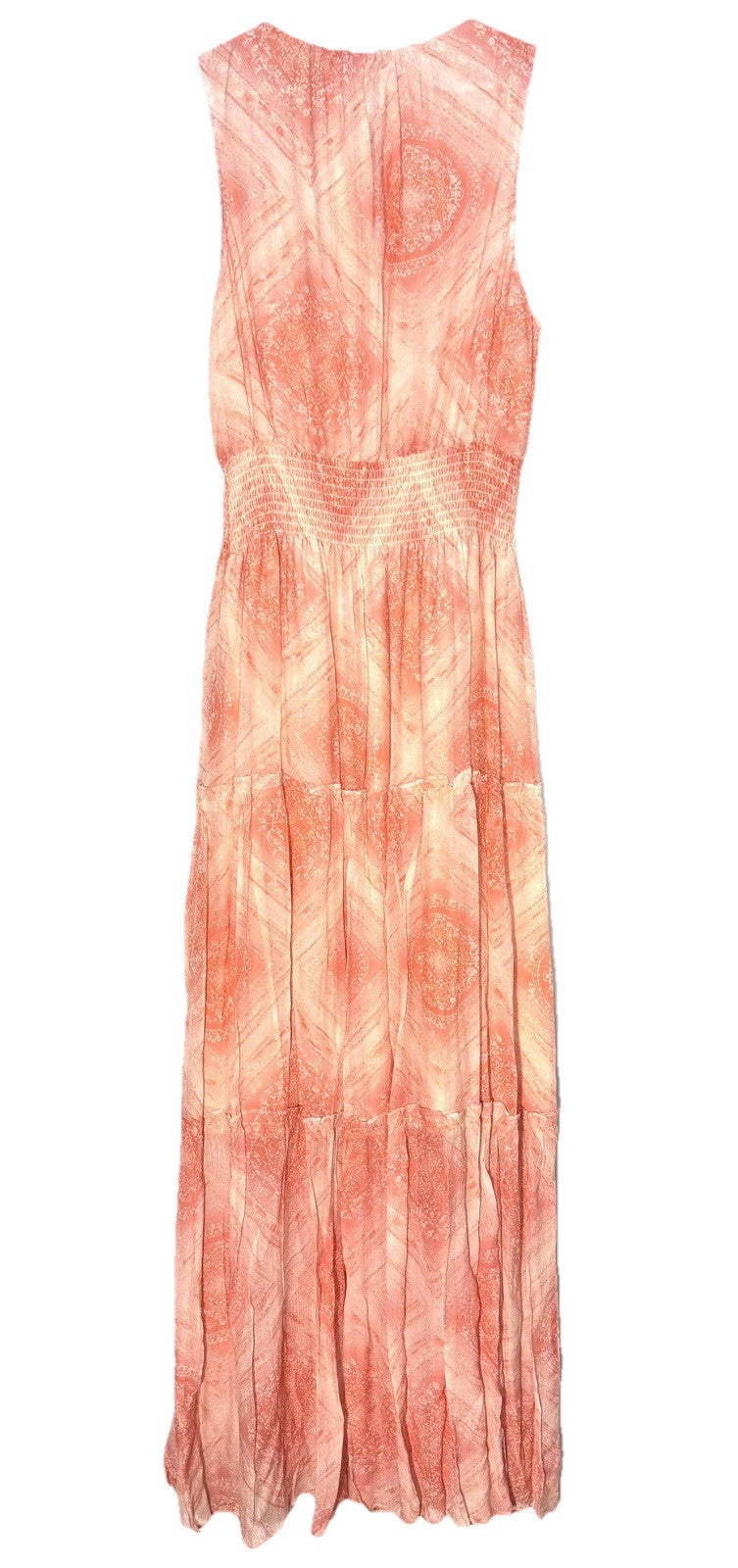 RAMY BROOK Printed Poppy Sleeveless Long Maxi Dress Droco Pink (MSRP $595)